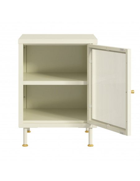 sengebord natbord beige opbevaring