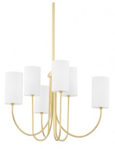 lysekrone loftlampe moderne design spisebord messing