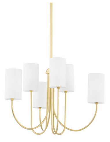 lysekrone loftlampe moderne design spisebord messing