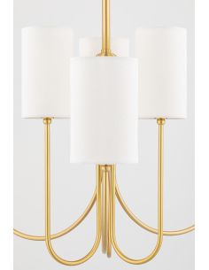 lysekrone loftlampe moderne design spisebord messing 2