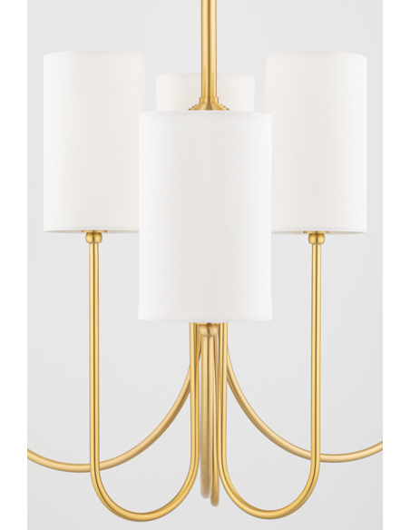 lysekrone loftlampe moderne design spisebord messing