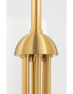 lysekrone loftlampe moderne design spisebord messing 2