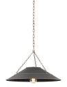 ARCANE Loftlampe i stål Ø58,42 cm 1 x E27 - Patineret messing/Antik grafitgrå