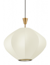 ARDEN Loftlampe i stål og fiber Ø55,88 cm 1 x E27 - Patineret messing/Creme