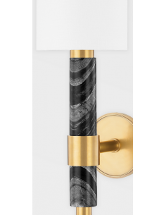 væglampe moderne design marmor messing stue designlamper 2