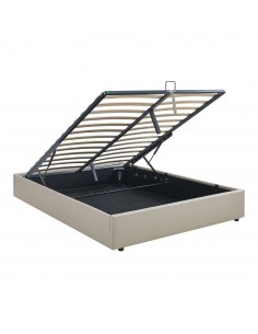 sengeramme opbevaring moderne design 140x200 140 sengestel stof seng 2