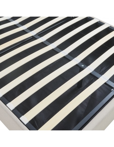 sengeramme opbevaring moderne design 180x200 180 sengestel stof seng