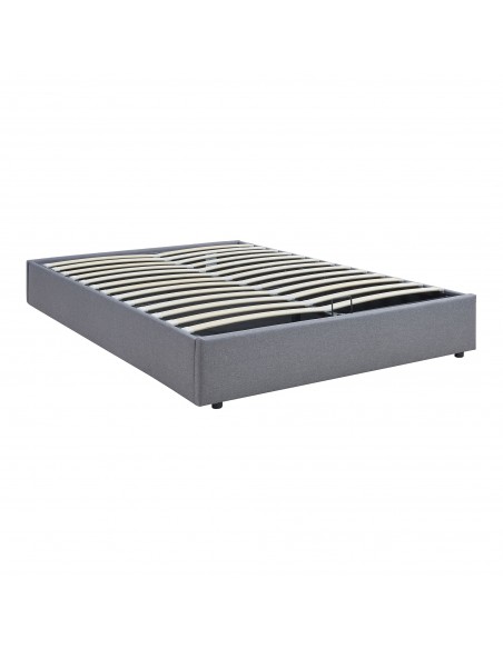sengeramme opbevaring moderne design 140x200 140 sengestel stof seng