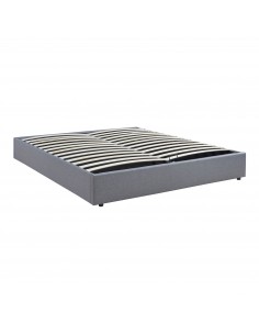 sengeramme opbevaring moderne design 160x200 160 sengestel stof seng