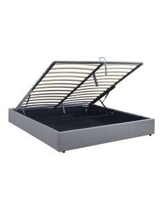 sengeramme opbevaring moderne design 160x200 160 sengestel stof seng 2