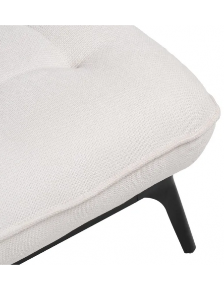 Daybed moderne design stof tekstil creme beige