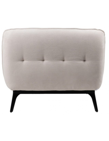 Daybed moderne design stof tekstil creme beige