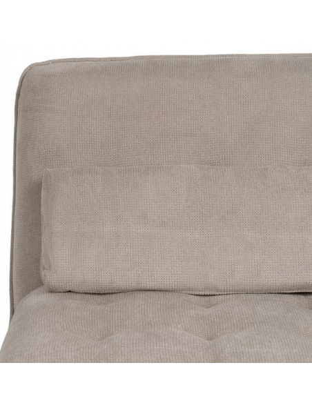 Daybed moderne design stof tekstil creme beige