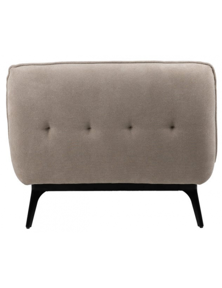 Daybed moderne design stof tekstil creme beige