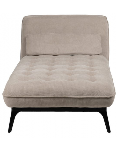 Daybed moderne design stof tekstil creme beige