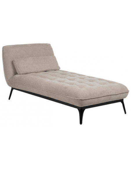 Daybed moderne design stof tekstil creme beige