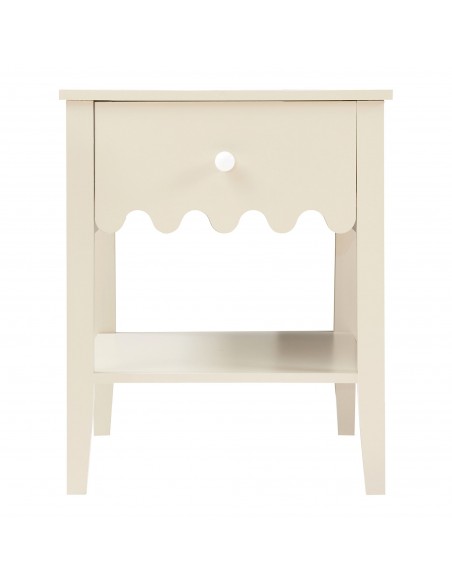sengebord natbord hvid beige