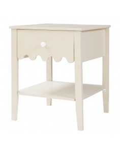 sengebord natbord hvid beige