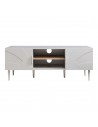 STAR Tvbord i stål og MDF H45 x B120 x D40 cm - Beige/Eg