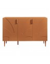 STAR Skænk i stål og MDF B115 cm - Rust