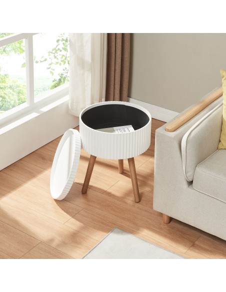 sofabord sidebord stuemøbler rundt moderne design opbevaring