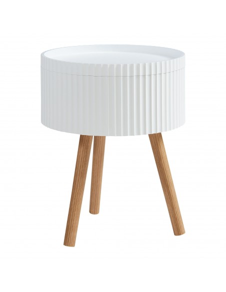 sofabord sidebord stuemøbler rundt moderne design opbevaring