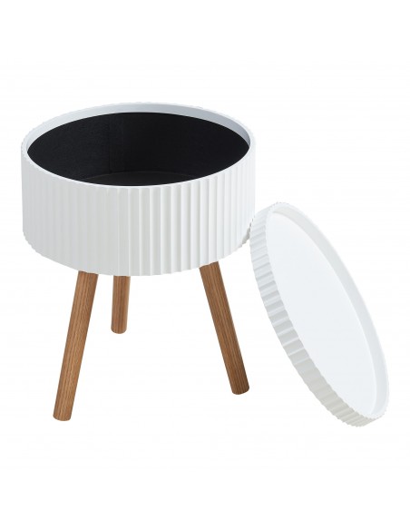 sofabord sidebord stuemøbler rundt moderne design opbevaring