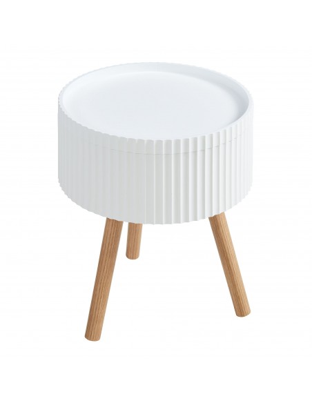 sofabord sidebord stuemøbler rundt moderne design opbevaring