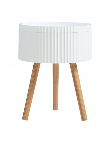 sofabord sidebord stuemøbler rundt moderne design opbevaring