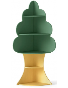 reol til børn børneværelse indretning opbevaring legetøj bogreol træ