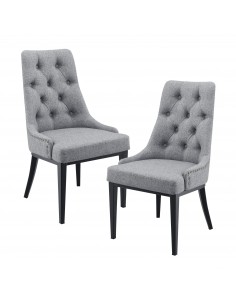 Spisebordsstol nordisk skandinavisk design sort grå