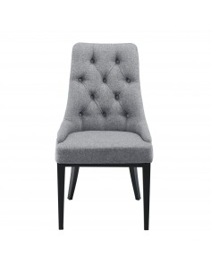 Spisebordsstol nordisk skandinavisk design sort grå 2