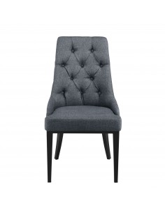 Spisebordsstol nordisk skandinavisk design sort grå 2