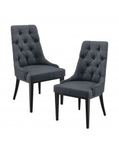 Spisebordsstol nordisk skandinavisk design sort grå