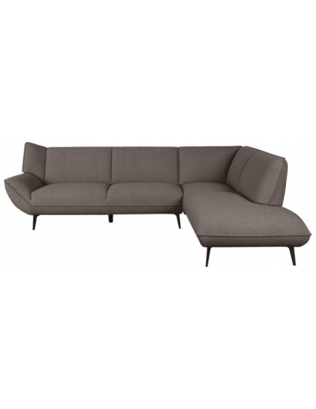 sofa moderne design chaiselong chaiselongsofa højre stof boucle