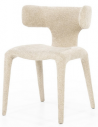 DAVE Spisebordsstol med armlæn i polyester H78,5 cm - Taupe