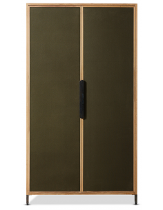 vitrineskab vitrine træ brun rustikt industrielt HK Living