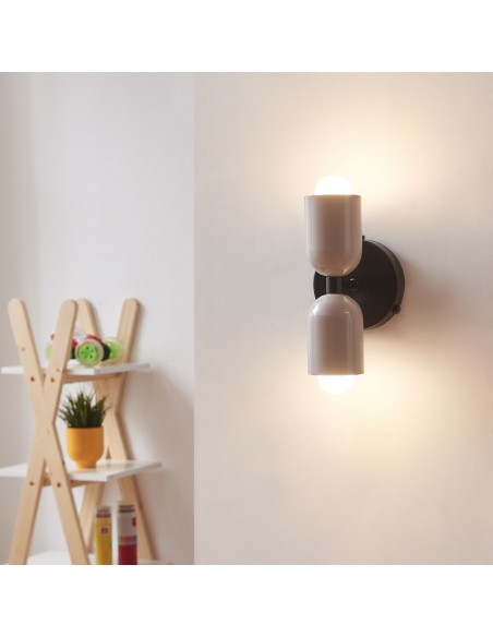retro væglampe up down moderne design soveværelse sengelampe