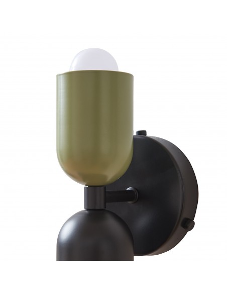 retro væglampe up down moderne design soveværelse sengelampe
