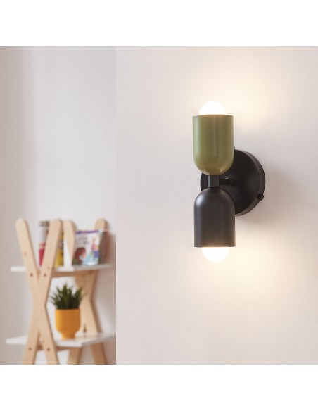 retro væglampe up down moderne design soveværelse sengelampe