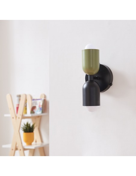 retro væglampe up down moderne design soveværelse sengelampe