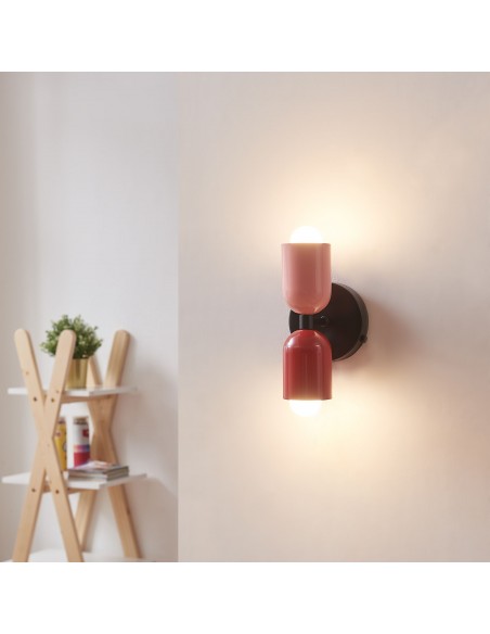 retro væglampe up down moderne design soveværelse sengelampe