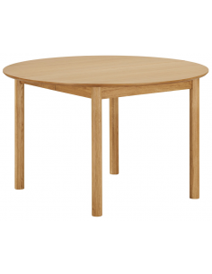 rundt spisebord med udtræk eg træ moderne design 120