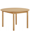 Rundt spisebord med udtræk i MDF og egetræsfinér Ø120 x 120 - 170 - 220 cm - Eg