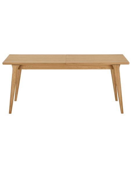 spisebord med udtræk eg træ moderne design