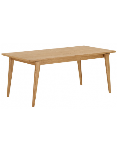 spisebord med udtræk eg træ moderne design