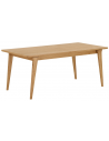 Spisebord med udtræk i MDF og egetræsfinér 180 - 230 x 90 cm - Eg