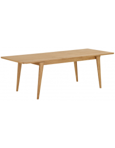 spisebord med udtræk eg træ moderne design 2