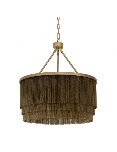 lysekrone loftlampe moderne design spisebord messing eichholtz