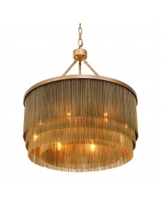 lysekrone loftlampe moderne design spisebord messing eichholtz